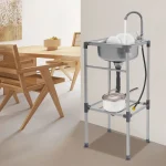 Chiuvetă camping individuală din oțel inoxidabil